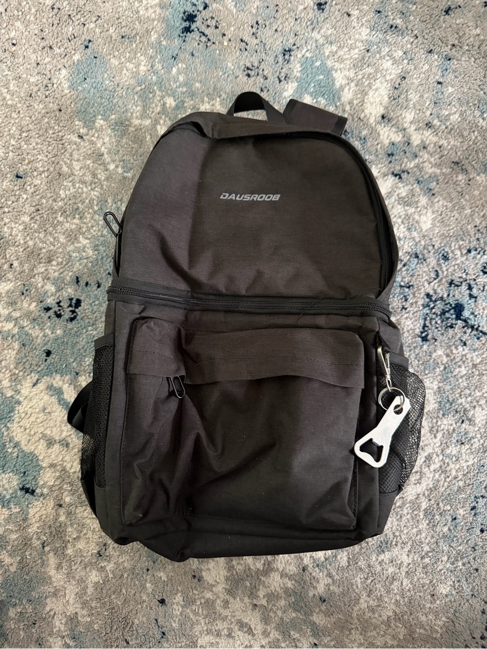 Black Cooler Backpack – Everyday Travel & Work Bag